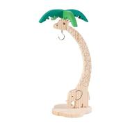 rockible Soporte Frutas con Base Madera | Infantil, Soporte para Frutas con Gancho, Práctico, Cocina, Encimera, Estilo A