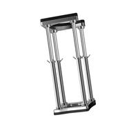rockible Soporte para lavabo bajo encimera, patas de ajustables, sin taladro, diámetro interior del orificio: 12 cm, estante para lavabo, fijo, 28 Cm a 38 Cm