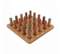 rockible Tablero de Rehabilitación Mano Coordinación Motora Ejercicios con Madera Adaptado para Control de Agarre y Movimiento Preciso Apropiado para Pacientes, Grande