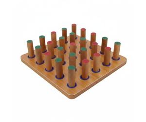 rockible Tablero de Rehabilitación Mano Coordinación Motora Ejercicios con Madera Adaptado para Control de Agarre y Movimiento Preciso Apropiado para Pacientes, Grande