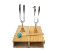 rockible Tenedor de afinación resonante, aleación de aluminio para laboratorio, clase de física, instrumento Experimental, caja de resonancia de horquilla de