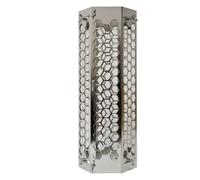 rockible Térmico Hexagonal Acero Inoxidable Seguro Protector Térmico Tubo Chimenea Antichispas Rejilla Protectora Chimenea para Campistas, 33CM