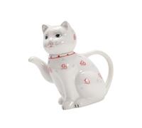 rockible Tetera de Gato de Dibujos Animados, Jarra de Agua para Gato, Jarra de Cerámica, Vajilla para Cocina, Salón de Té