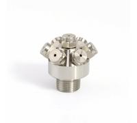 rockible Tobera Atomización Acero Inoxidable Niebla Fina Tobera Multi-Orificio con Compacta para Agricultores, Enfriamiento, 4 Puntos 1.0mm Diámetro De Orificio, Tipo De Cabezal Múltiple
