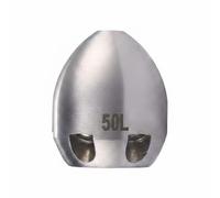rockible Tobera Limpiatuberías Acero Inoxidable Tobera Drenaje Orificio Frontal Tubo Chorro Drenaje, 50L