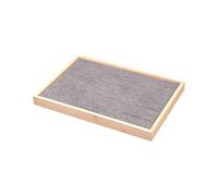 rockible Vitrina Expositora de Joyería con Cajón Y Bandeja, de Madera, Elegante Soporte de Mostrador para Guardar Joyas en Tiendas Minoristas Y Ferias Comercia, Estilo e