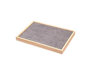 rockible Vitrina Expositora de Joyería con Cajón Y Bandeja, de Madera, Elegante Soporte de Mostrador para Guardar Joyas en Tiendas Minoristas Y Ferias Comercia, Estilo f