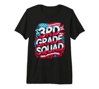 Rockin' 3rd Grade Squad Primer Día 250 Años Juego para Maestros Camiseta Premium