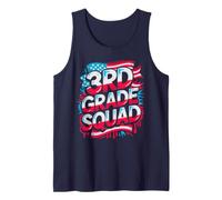 Rockin' 3rd Grade Squad Primer Día 250 Años Juego para Maestros Camiseta sin Mangas