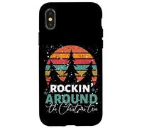 Rockin' Around The Christmas Tree - Puesta de Sol Vintage Carcasa para iPhone X/XS