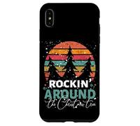 Rockin' Around The Christmas Tree - Puesta de Sol Vintage Carcasa para iPhone XS MAX