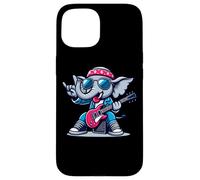 Rockin' Elephant con Guitarra Cool Vibes Carcasa para iPhone 15