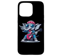 Rockin' Elephant con Guitarra Cool Vibes Carcasa para iPhone 15 Pro MAX