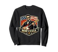 Rockin In The USA President Guitar Día de la Independencia Americana Sudadera