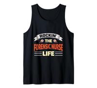 Rockin La Enfermera Forense Vida Enfermera Forense Camiseta sin Mangas