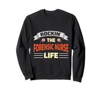 Rockin La Enfermera Forense Vida Enfermera Forense Sudadera