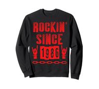 Rockin Since 1986 Camisa clásica Rock Retro Sign of The Horns Sudadera