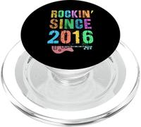 Rockin' Since 2016, Vintage Rockstar, décimo cumpleaños, niña PopSockets PopGrip para MagSafe