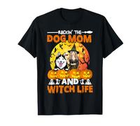 Rockin 'The Dog Mom and Witch Life Camiseta