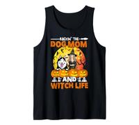 Rockin 'The Dog Mom and Witch Life Camiseta sin Mangas