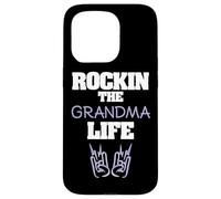 Rockin The Grandma Life Grandmother Nana Familia Carcasa para iPhone 15 Pro