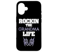 Rockin The Grandma Life Grandmother Nana Familia Carcasa para iPhone 16