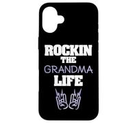 Rockin The Grandma Life Grandmother Nana Familia Carcasa para iPhone 16 Plus