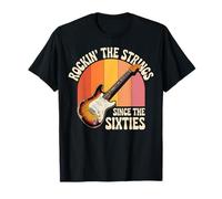 Rockin' The Strings Since The Sesenta 60 Cumpleaños Camiseta