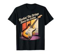 Rockin' The Strings Since The Sesenta 60th Vintage Camiseta