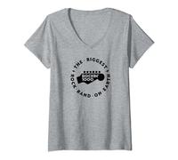 Rockin'1000 The Biggest Rock Band On Earth - versión circular Camiseta Cuello V
