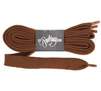Rocking Gear Phat Laces - Cordones extra anchos, marrón, 130 cm Lang/Long and 2 cm Breite/wide