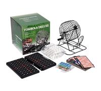 ROCKING GIFTS Bingo 90 Profesional: Juego de Mesa 21x21x21cm, Tablero Metálico/ABS, con Accesorios, Diversión Familiar, Fiestas