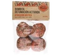 ROCKING GIFTS Bolsita Bombita Atracción Mística x4, Artesanal, 4 Unidades, para Defumar 6 Minutos, Sándalo, Naranja, Canela, Romero