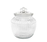 ROCKING GIFTS Bote de Cocina de Cristal Bombonera 1,4 litros 17x14 cm