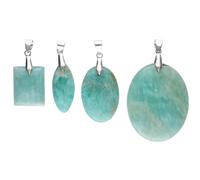 ROCKING GIFTS Cabujón De Amazonita Natural Piedra De Energía para Meditación Sanación Y Equilibrio Espiritual 1-4cm Mineral De Brasil 2-15g