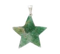 ROCKING GIFTS Colgante Estrella de Aventurina | Mineral Natural Energía Positiva y Equilibrio Interior | Amuleto de Protección y Bienestar | y Reiki | para Sanación Holística