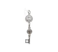 ROCKING GIFTS Colgante Llave De San Judas Talismán Protección Prosperidad Amuleto Religioso 4.5cm Devoción Espiritual Regalo Sagrado España