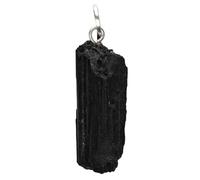 ROCKING GIFTS Colgante Turmalina Negra Bruto Protección Meditación Chakra Raíz Energía Curativa 1-2.5 Cm Piedra Natural contra Radiación