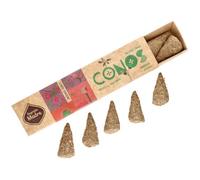 ROCKING GIFTS Conos Pachuli Y Palo Santo Sagrada Madre, Incienso Místico Terroso para Calmar, Relajación, Limpieza Y Purificación Energía Negativa