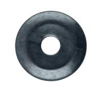 ROCKING GIFTS Donut Mediano Hematite Piedra Natural Pulida, Colgante con Agujero para cordón, Amuleto Protector, energía Positiva, Equilibrio y Bienestar, Accesorio de Moda