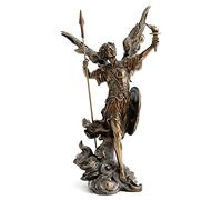 ROCKING GIFTS Figura Decorativa de Resina, ARCANGEL Uriel, 35 cm, Angel Guardián, Figuras y Estatuas Decorativas Religiosas de Santos, para Salon Habitacion