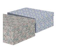 ROCKING GIFTS Juego 15 Cajas Carton Flores x2 Modelos 55x44x18 cm Cartón Kraft Resistente
