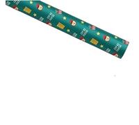ROCKING GIFTS Papel de Regalo para Navidad Caga Tió en Catalán, Color Verde, 500x70cm