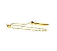 ROCKING GIFTS Péndulo Egipcio Pequeño 4cm Uso para Radiestesia Sanación Y Adivinación con Cadena 18cm