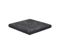 ROCKING GIFTS Placa Shungit sin pulir para protección, energía y Bienestar, tamaño 30x30 mm, Ideal para neutralizar radiación electromagnética, equilibrar Chakras y armonizar Espacios