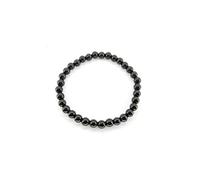 ROCKING GIFTS Pulsera Turmalina Negra Bolas 6mm