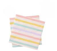 ROCKING GIFTS Servilletas de Papel Juego de 20 Unidades Rayas 33x33 cm
