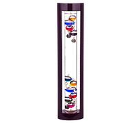 ROCKING GIFTS Termometro Galileo Tubo de Cristal y Madera 44 cm, para Exterior o Interior, Analógico, Bolas Flotantes Colores