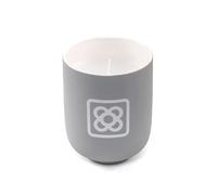 ROCKING GIFTS Vela Aromática Vaso Cerámica Gris Panot Barcelona Cera Perfumada Decorativa Ambientador 8 cm