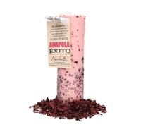 ROCKING GIFTS Vela Artesanal con Amapola - Relajación y Bienestar, Aroma Duradero, Hecha a Mano, Ideal para Meditación, Decorativa, 100% Natural